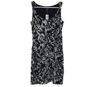 Ann Taylor Black & White Dress Size 8P